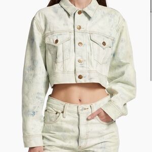 RE/DONE Cropped Denim Jacket